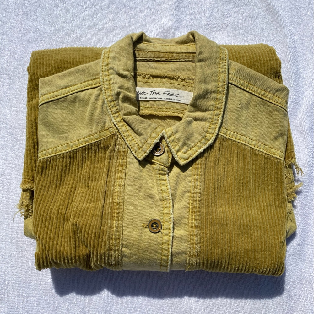 Free People Corduroy Shacket
